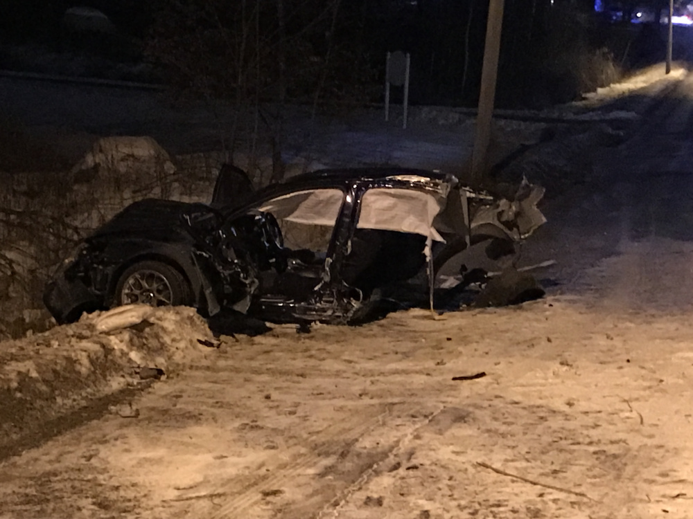 Townsend Road car crash Kennebec Journal and Morning Sentinel