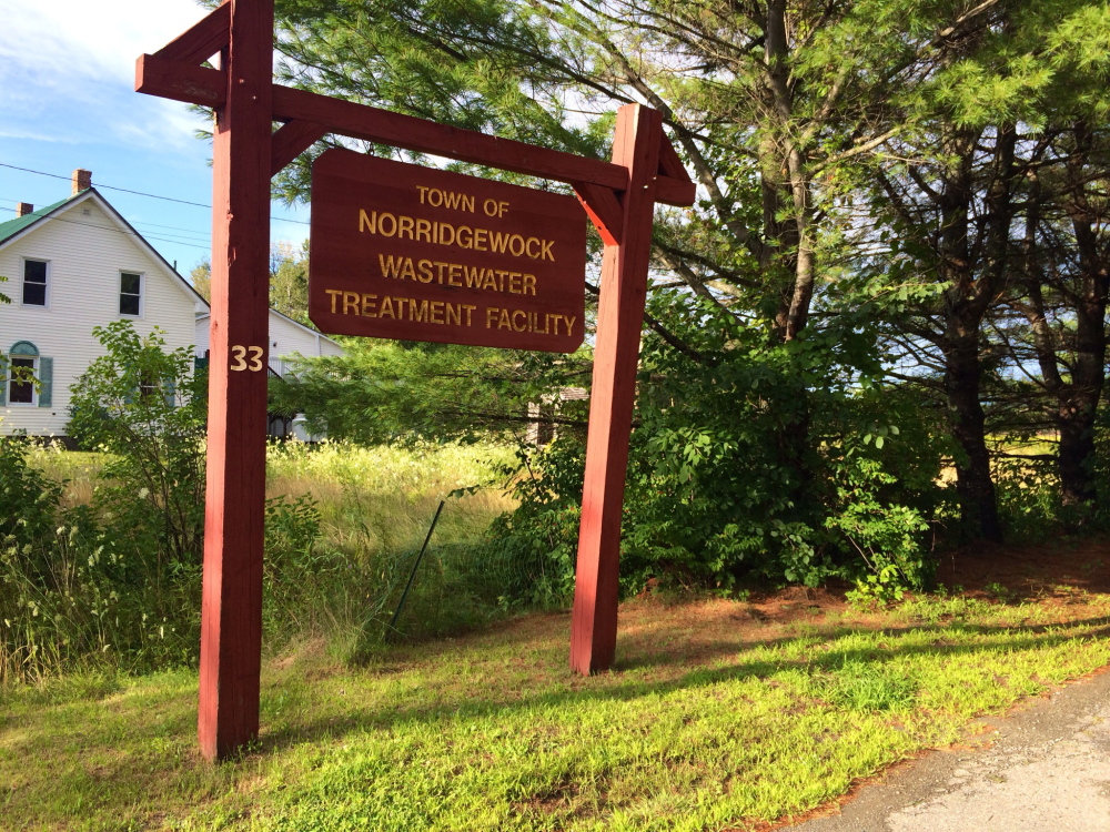 The aging Norridgewock Wastewater Treatment Facility, seen in 2015, is in need of upgrades. Town officials are exploring whether to apply for funding from the U.S. Department of Agriculture's Rural Development program.