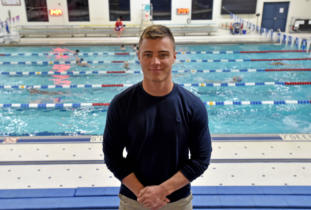 Lawrence senior Zoli Nagy is back swimming competitively for the first time since seventh grade.Nagy recently broke the school's record in the 50 freestyle with a time of 23.71 seconds.