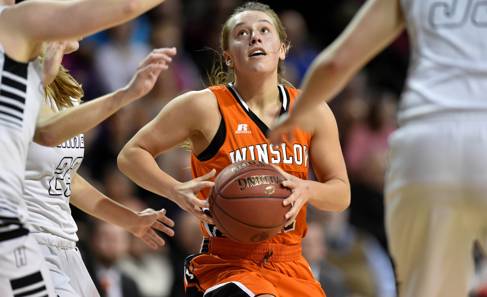 Winslow's Heather Kervin will lead the Black Raiders in a game against Gorham at 9 tonight in the Capital City Hoop Classic at the Augusta Civic Center. A full slate of games begins at 9 a.m. today and continues through Wednesday.