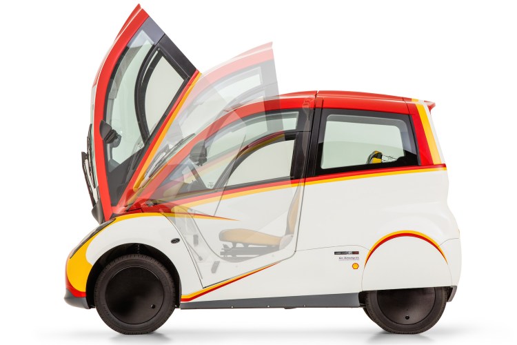 The Shell Concept Car is the result of collaboration between Shell (fuel and lubricant knowledge); Geo Technologies (engine expertise); and Gordon Murray Design.
