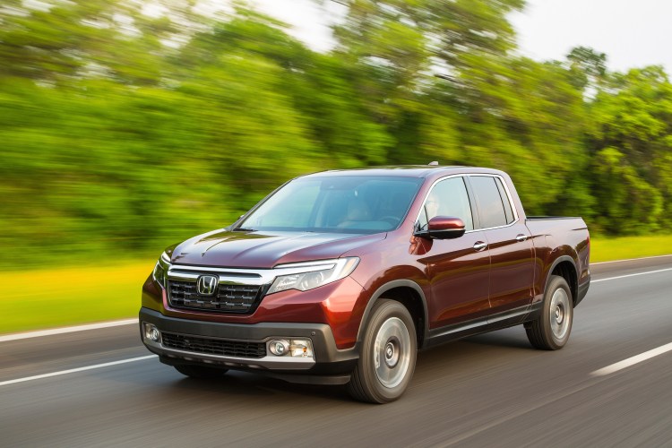 The Ridgeline has a more mainstream look this year.