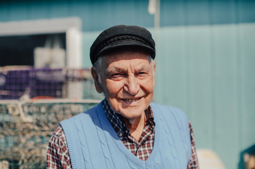Leland Merrill, 92, of Portland, is featured in a new online documentary series “Wharfside: Stories From Portland Harbor’s Working Waterfront.” Photo by Justin Levesque/Courtesy of Galen Koch