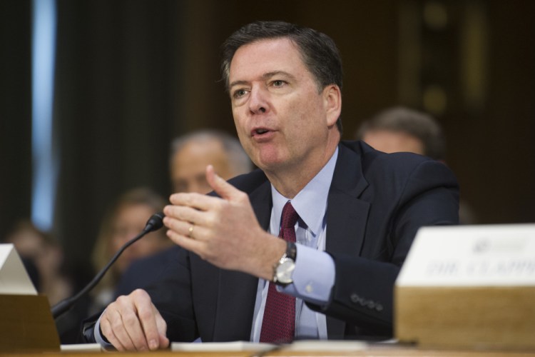 James Comey, who was fired as FBI director by President Trump last week, is expected to testify before the Senate Intelligence Committee after Memorial Day. 