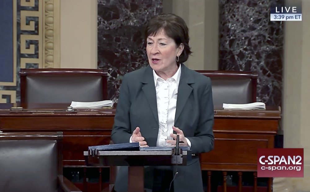 Sen. Susan Collins said she opposes repealing the ACA without a replacement because "it risks leaving millions of vulnerable Americans without affordable health insurance."