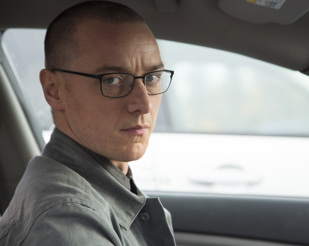 James McAvoy stars in "Split," about a man with split personalities.