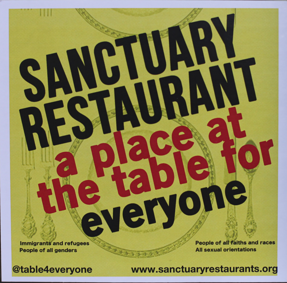 The Sanctuary Restaurants Movement was established to protect immigrant workers from discrimination and harassment.