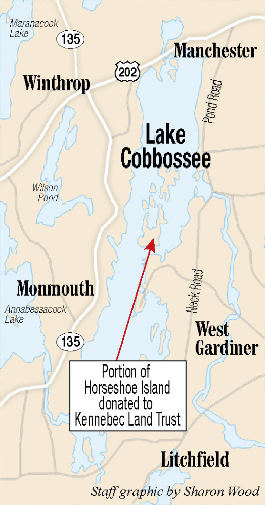 Land trust acquires 26 more acres on Cobbossee’s Horseshoe Island