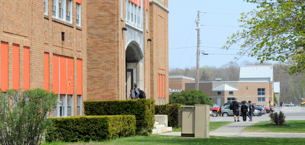 School officials are discussing plans to close Winslow Junior High School and move the seventh- and eighth-grade students into the high school and sixth-graders into the elementary school.