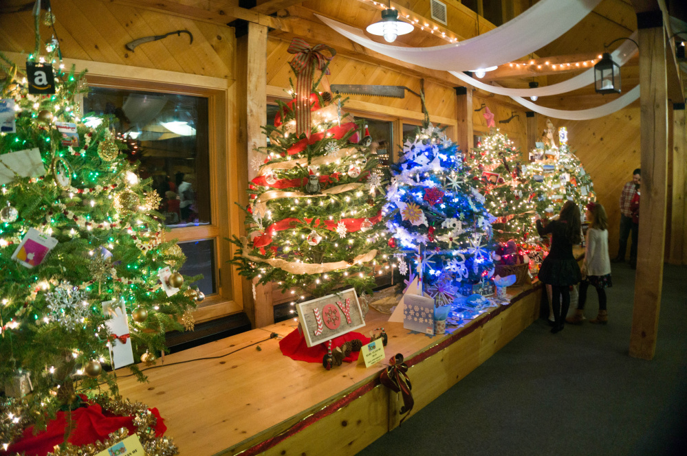 The Rangeley Rotary and Rangeley Lakes Chamber of Commerce's Parade of Trees fundraiser was held Dec. 10 at Saddleback Mountain.
