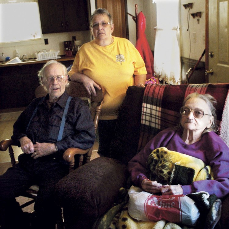 Richard and Leonette Sukeforth, both 80 years old, on Jan. 5, now live in Holden with their daughter Yvette Ingalls after they were evicted from their home in Albion after nonpayment of taxes.