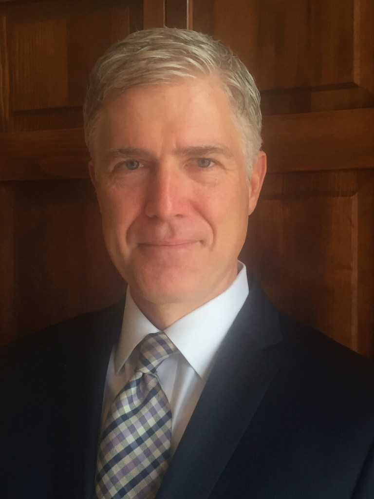 Judge Neil Gorsuch of the 10th U.S. Circuit Court of Appeals is one of three finalists chosen by President Trump to fill a vacancy on the U.S. Supreme Court.
