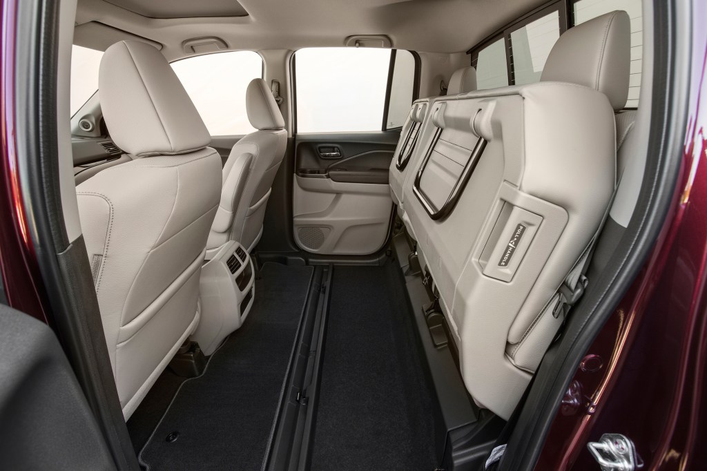 Front and rear legroom and headroom are generous, and back seat passengers will like having their own climate control zone.
