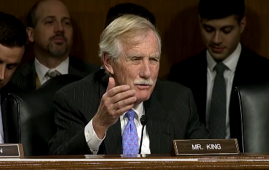 Sen. Angus King said, "The fact (that Russia) tried to penetrate state election systems, I believe, is very serious and something we need to take seriously before the next round of elections."