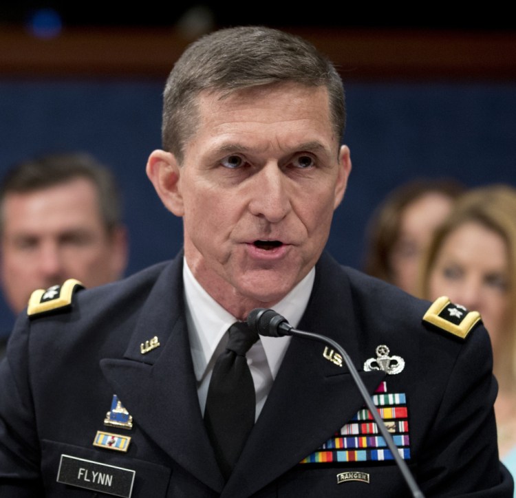 Retired Lt. Gen. Michael Flynn has been among the more controversial of President Trump's appointees not only for his trip to Russia but because he has made inflammatory statements in tweets. 