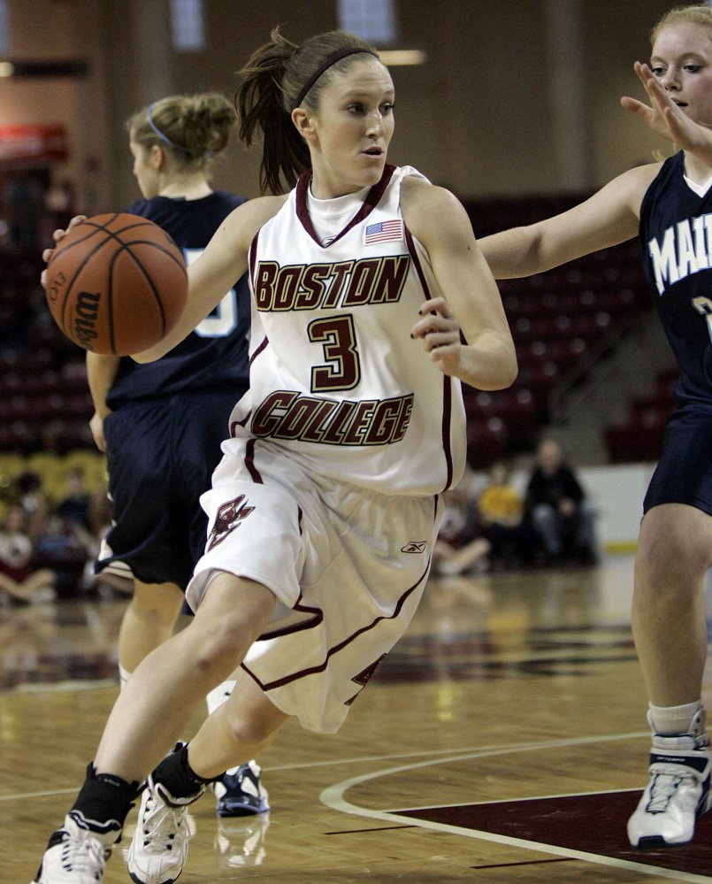 A standout at McAuley, Sarah Ryan – then Sarah Marshall – started 92 straight games for Boston College and helped the team reach the NCAA Sweet 16.