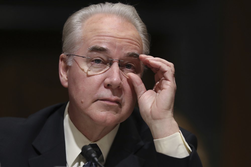 Health and human services secretary-designate Tom Price testifies at his confirmation hearing before the Senate Finance Committee on Jan. 24. Republicans are ready to confirm Price, who is expected to help lead the Republican drive to erase and replace the Affordable Care Act.