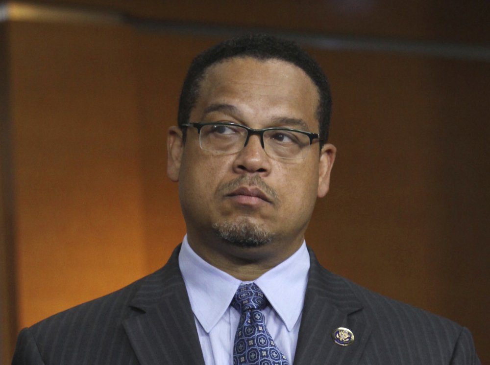 Rep. Keith Ellison, D-Minn., says Democrats "are the ones who are going to stand up, rise up and protect the American people."