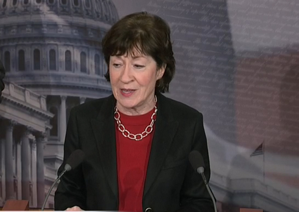 Sen. Susan Collins is one of a small group of Republican senators who can stand between President Trump and policies that could do real harm to Maine communities.