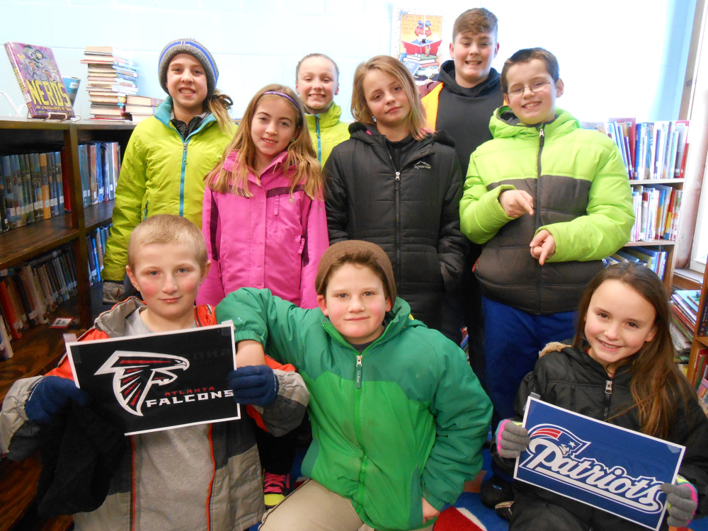 Clinton Elementary Student Council member in Front, from left, are Cameron Stewart, Max Begin and Kylie Delile. Middle row, from left, are Hailey Bowley, Kyra Henry and Matthew Stubenrod. In back, from left, are Makenzie Nadeau, Cylie Henderon and Lucas Campbell.