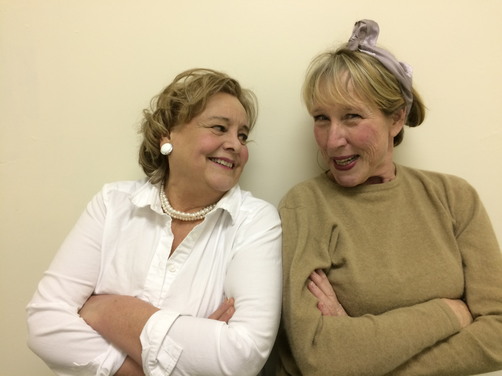 Carolyn Smith, left, and Elyse Andrews portray Lucy and Ethel in the "I Love DIVA" Show opening Friday, Feb. 24, at the RFA Lakeside Theater in Rangeley.