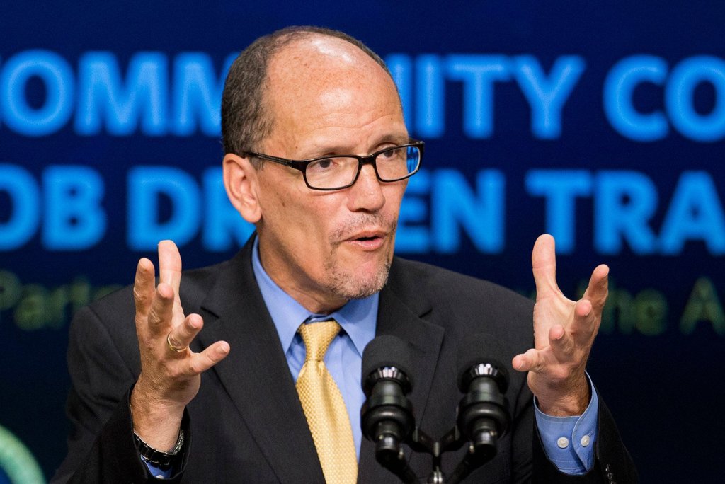 Former Labor Secretary Tom Perez is the new leader of the Democratic Party.