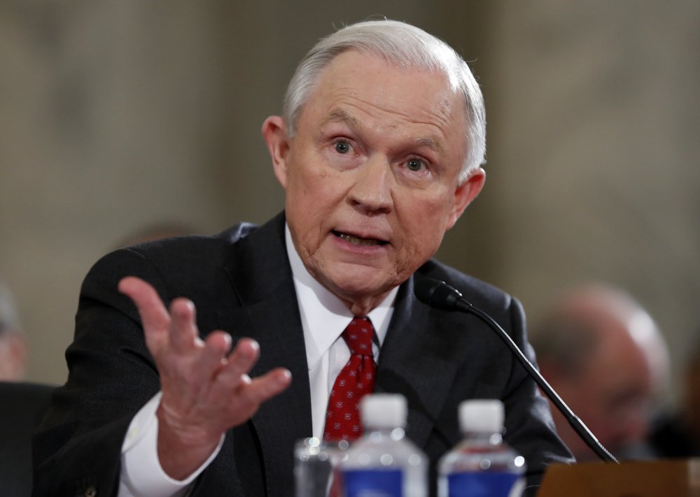 Some Democrats are accusing U.S. Attorney General Jeff Sessions of lying under oath during his January confirmation hearing about his contacts with Russia during the campaign.