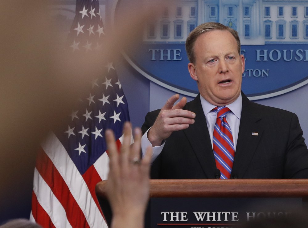 White House press secretary Sean Spicer said at Tuesday's daily briefing that the president believes evidence will vindicate his tweets about wiretaps.