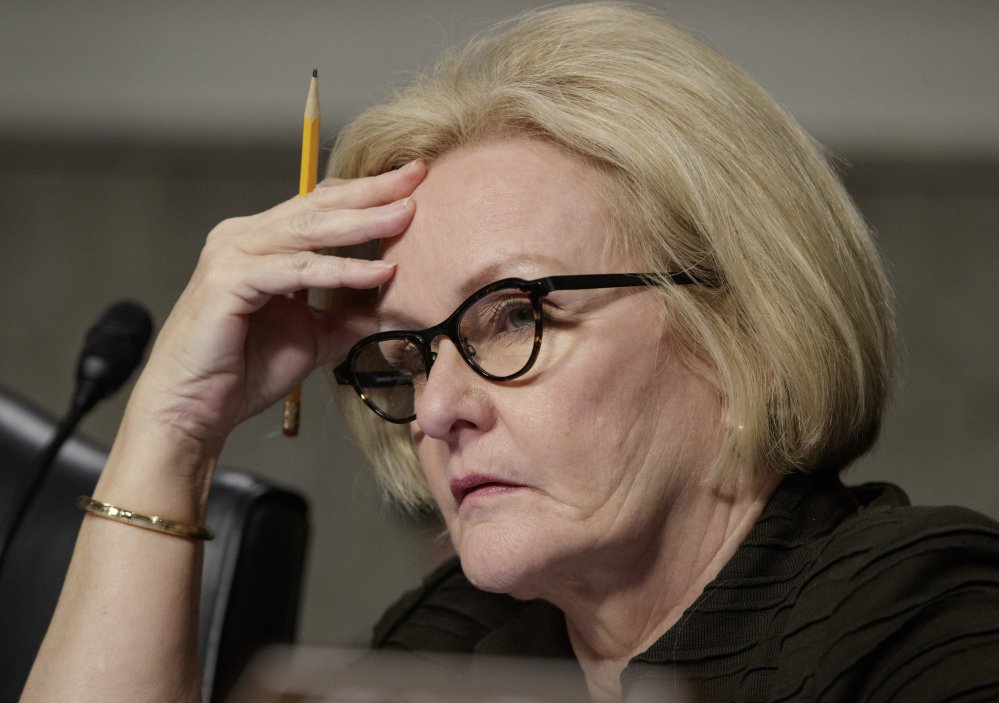 Sen. Claire McCaskill, D-Mo. says the opioid epidemic is the result of marketing strategies by drug firms.