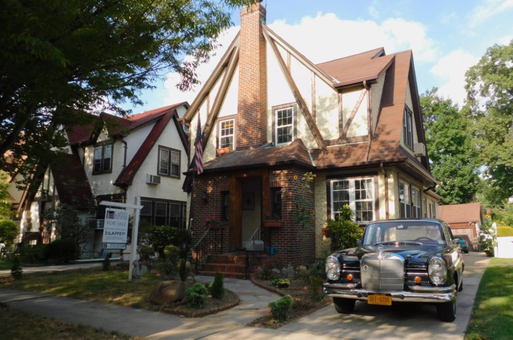 Donald Trump's childhood home, a five-bedroom Tudor-style house in Queens, sold last week for $2.14 million. MUST CREDIT: Courtesy of