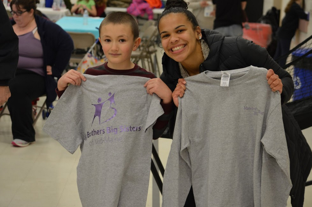 School-Based Match of the Year Awards were given to Trystan Mitchell and Sydney Costa, of Penobscot County, at the Big Brothers Big Sisters of Mid-Maine's annual program celebration.