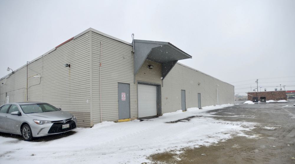 Part of the future location of a Harbor Freight store on Main Street in Waterville is seen Friday. The building, which once housed Aaron's rental, is expected to get a 6,384-square-foot addition this sumer.