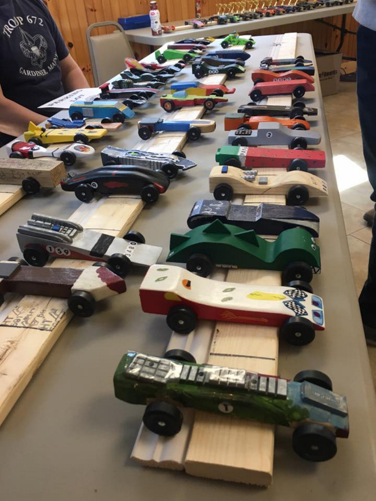 Contributed photo
Gardiner Pack 672 Pinewood Derby was held March 11 in Gardiner.