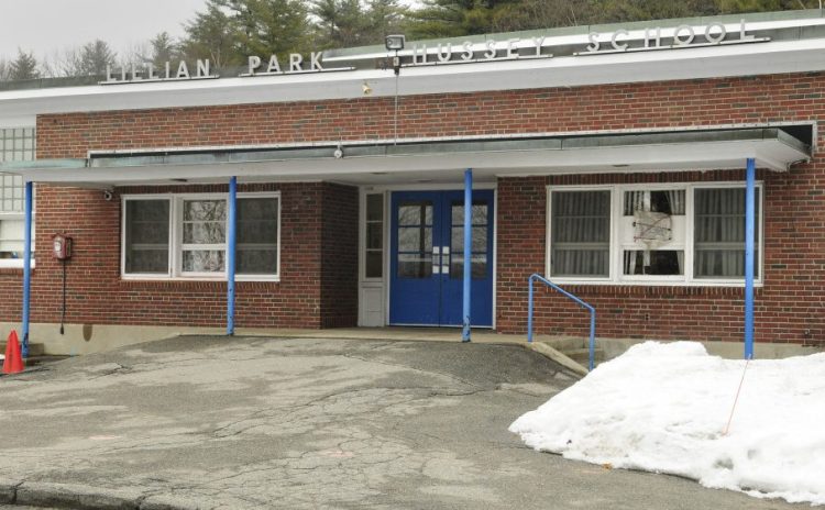 Augusta's school board is expected to consider on Thursday applying for state funding to replace Lillian Park Hussey School in Augusta, shown Tuesday, which was built in 1954.