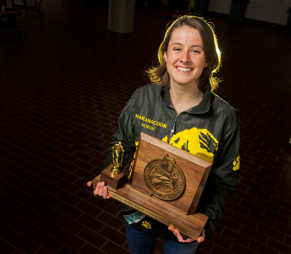 Maranacook junior Laura Parent is the Kennebec Journal Girls Nordic Skier of the Year.