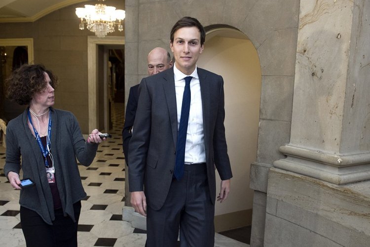 Jared Kushner, son-in-law and adviser to  President Trump. According to The New York Times, Kushner met with Russian Ambassador Sergey Kislyak during both the election and transition period, and later, at Kislyak's request, met with Sergey Gorkov, chief of Russian government-owned Vnesheconombank.