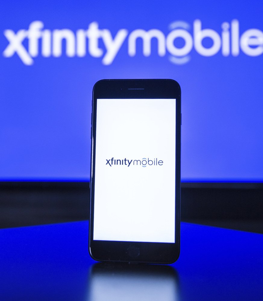 Comcast internet customers who sign up for the new Xfinity Mobile service must buy phones through the company, which is offering Apple, Samsung and LG phones.
