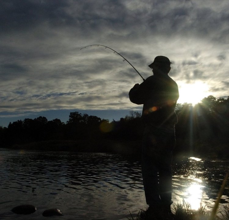 There is magic all over Maine, and fishing is an ideal way to connect, if not with a fish then at least with a sunset along the shores of the Sebasticook River in Benton.