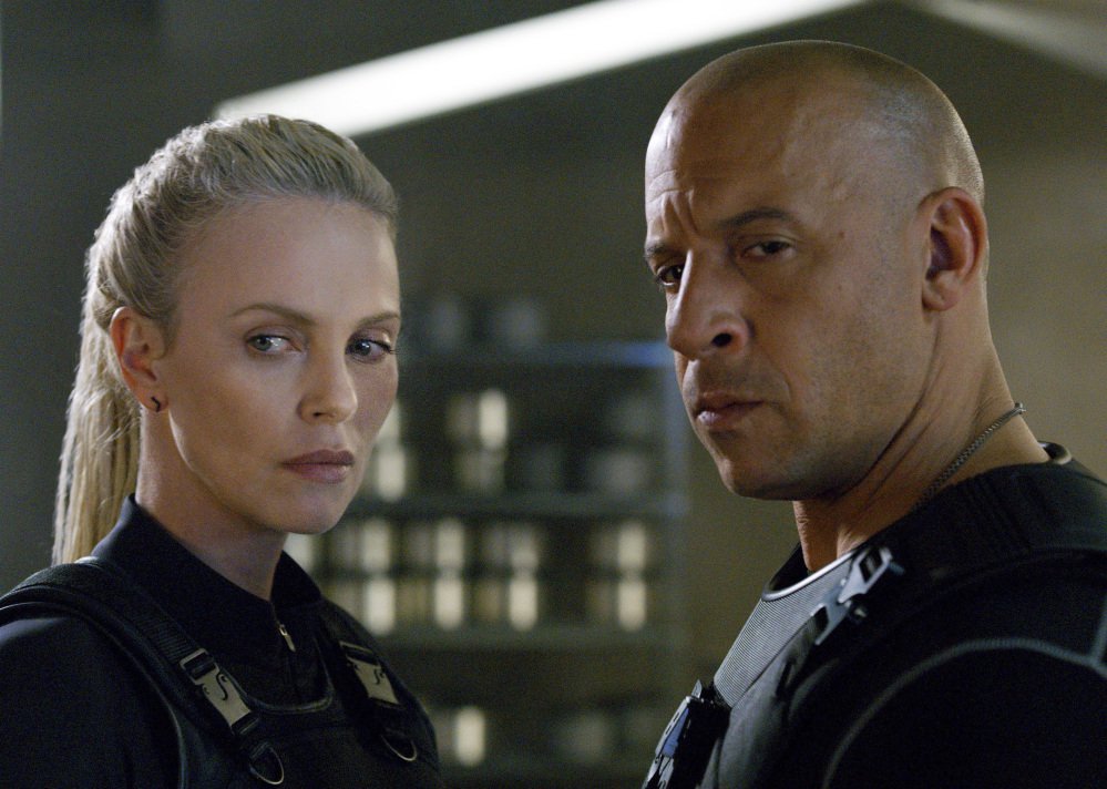 Charlize Theron and Vin Diesel star in "The Fate of the Furious."
