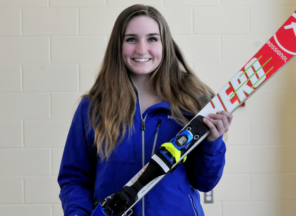 Mount Blue sophomore Jenna Hanrahan is the Morning Sentinel Girls Alpine Skier of the Year.