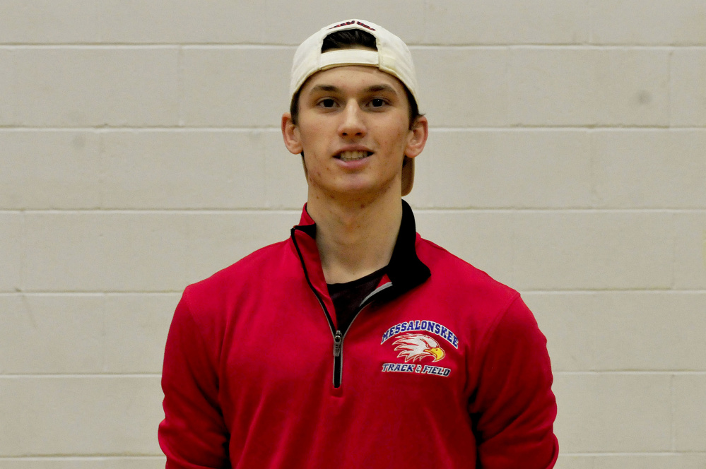 Messalonskee's Tanner Burton is the Morning Sentinel and Kennebec Journal Boys Indoor Track Athlete of the Year.