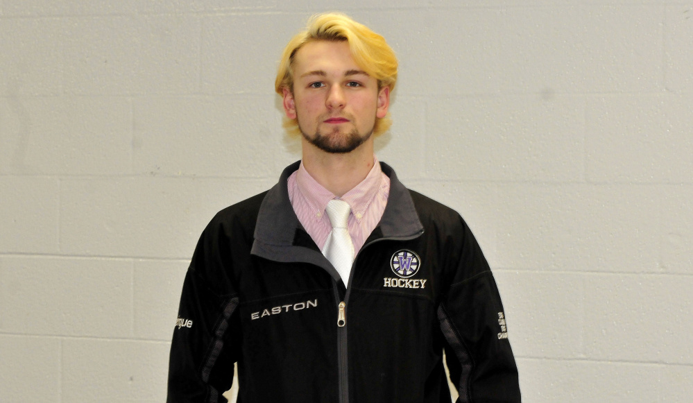 Waterville's Andrew Roderigue is the Morning Sentinel Hockey Player of the Year.
