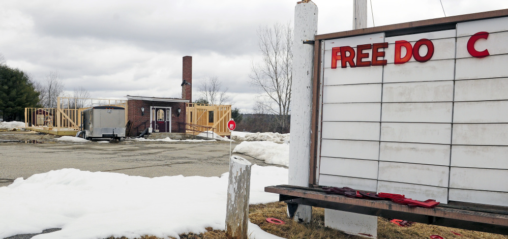 Work has begun to rebuild the Freedom Center in Dresden.