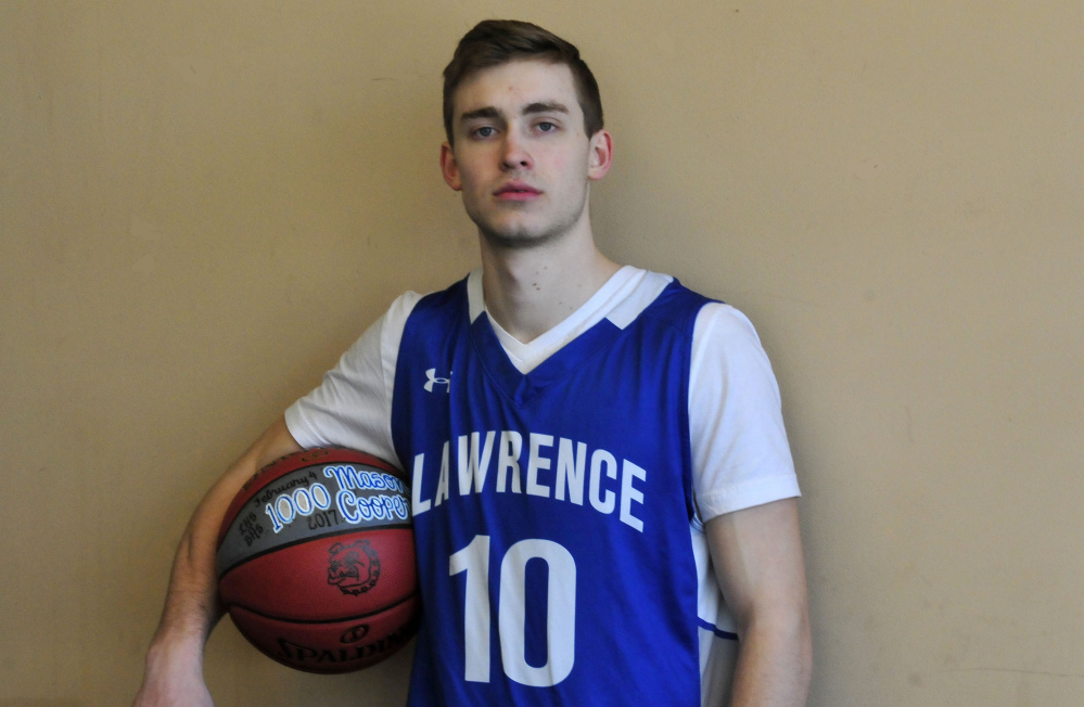 Lawrence senior Mason Cooper is the Morning Sentinel Boys Basketball Player of the Year.