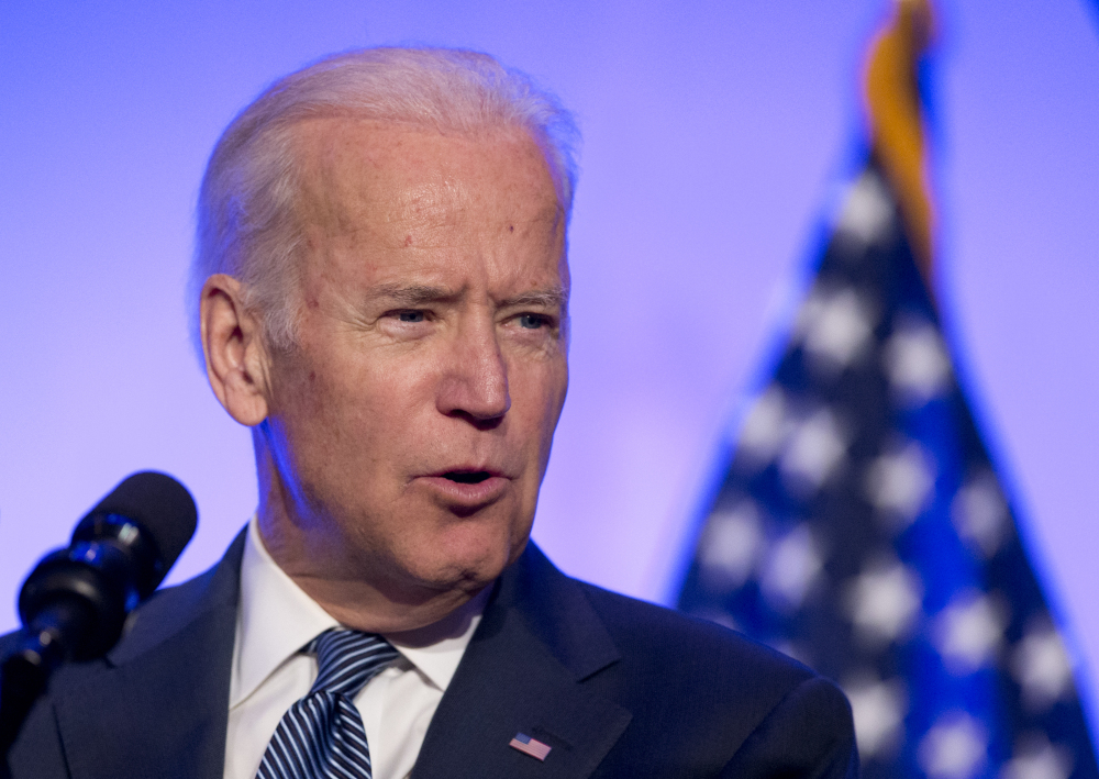 Vice President Joe Biden, seen here on May 9, 2016, will speak at Colby College's commencement on May 21.