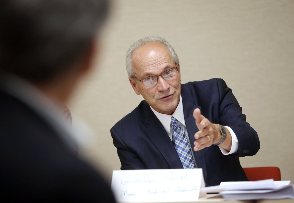 Gordon Smith, executive vice president of Maine Medical Association, shown in a 2015 file photo, says the board voted last week to drop its opposition to physician-assisted suicide and take a neutral position, at least temporarily.