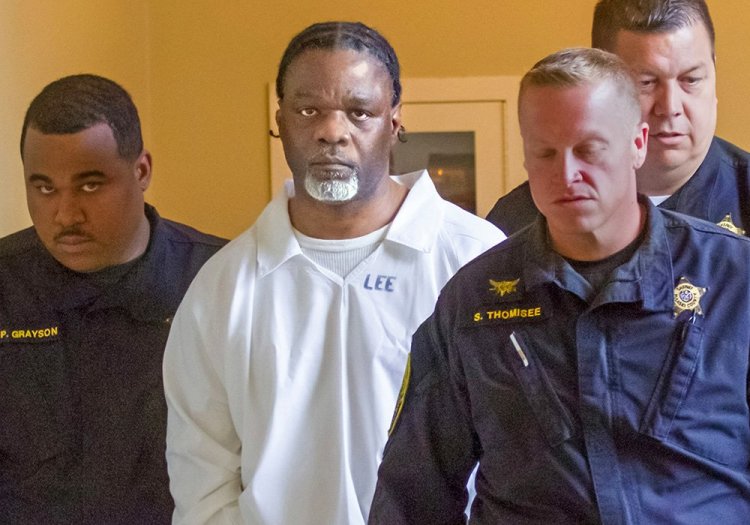 Ledell Lee appears in Pulaski County Circuit Court on Tuesday for a hearing in which lawyers argued to stop his execution. He was executed Thursday night after state justices reversed an order that halted the use of vecuronium bromide, one of three drugs used in the state's lethal injection process. 