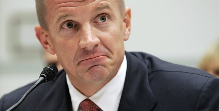 Former Blackwater CEO Erik Prince testifies before the House Oversight and Government Reform Committee on security contracting in Iraq and Afghanistan on  Oct. 2, 2007. 