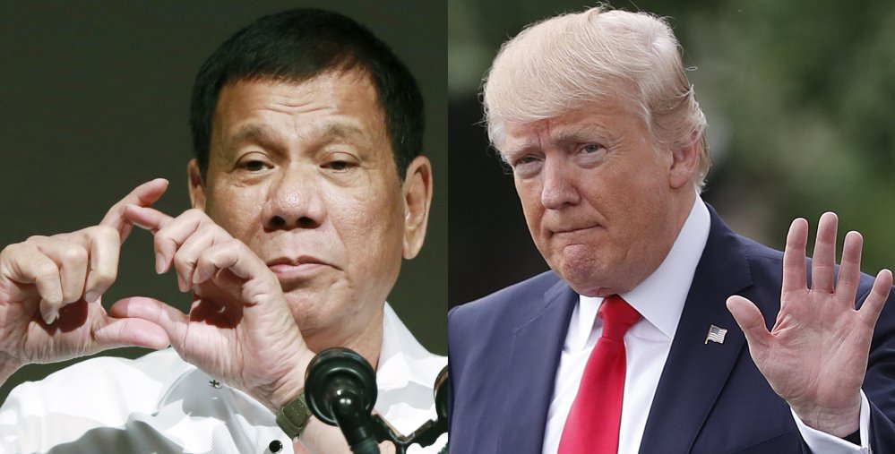 Human Rights Watch said Monday that President Trump should seek accountability for Philippine President Rodrigo Duterte, whom it accuses of being a mass murder 'mastermind' in his anti-drug crackdown.