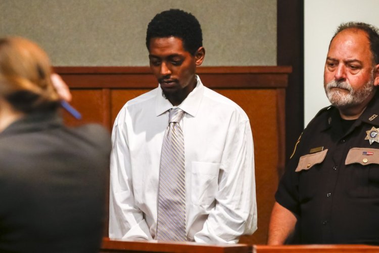 Abil Teshome of Portland, shown at an earlier court appearance, was sentenced to 12½ years in prison for the beating death of Freddy Akoa in 2015.